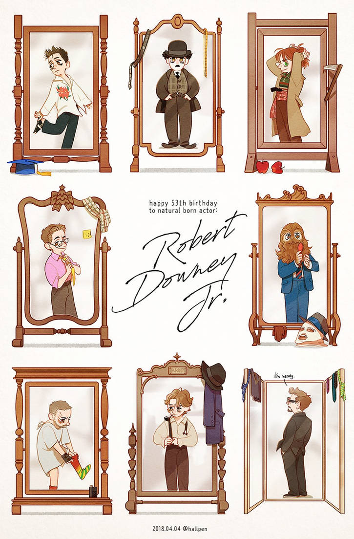 Happy 53th B-day to Robert Downey Jr. by Hallpen