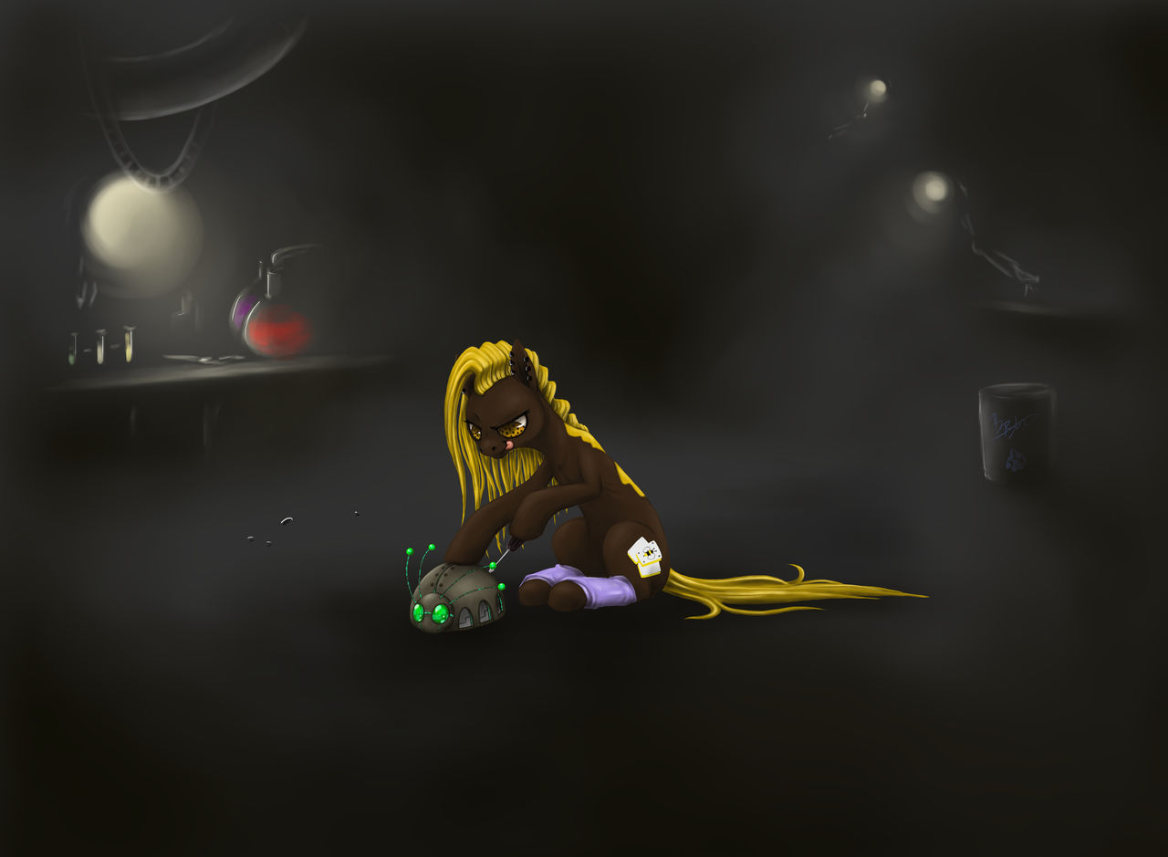 MLP - Dizzy at work by MadCookiefighter on DeviantArt