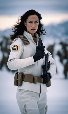 Jennifer Connelly as Princess Leia 14