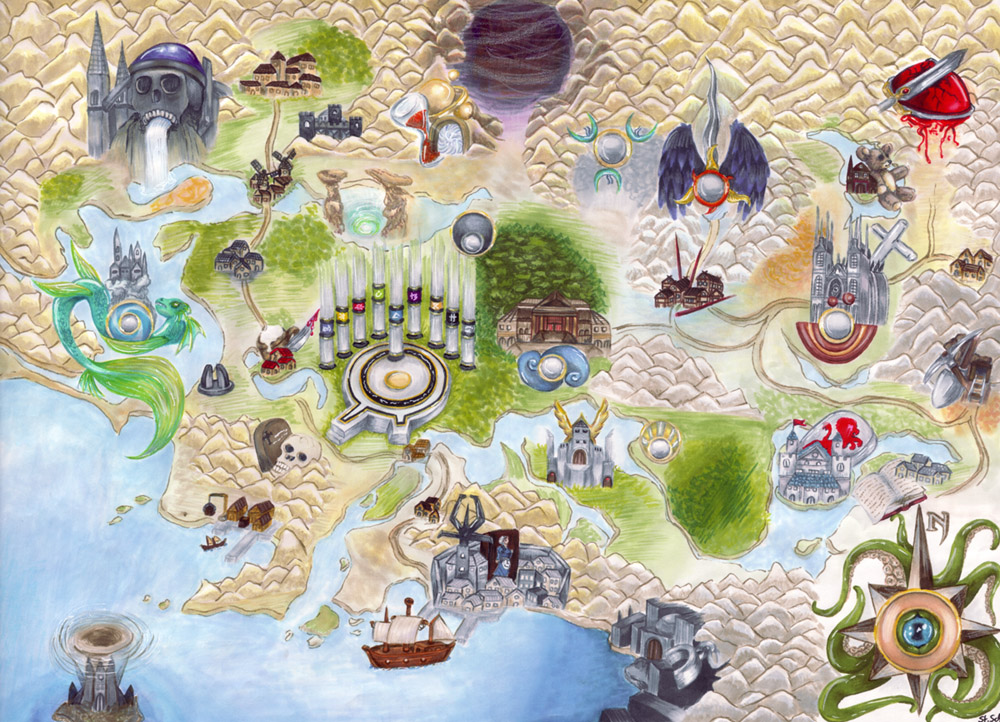 Maggoth Riders Map Markerwork -LoK Map of Nosgoth by Taleea on DeviantArt