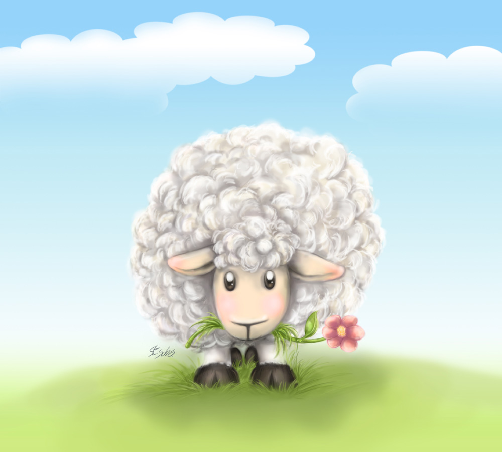 Cloudy  little sheep by taleea on deviantart Cloudy  little sheep by taleea on deviantart