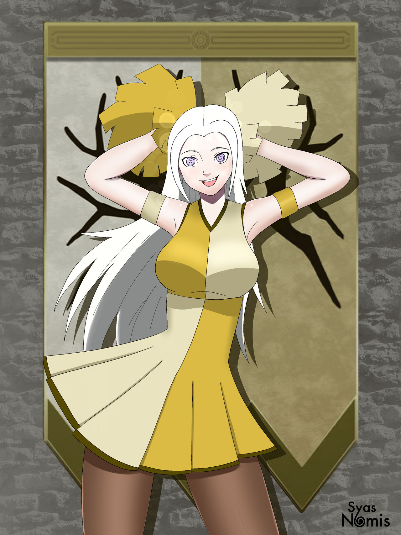 Edelgard Golden Cheerleader by Syas-Nomis on DeviantArt