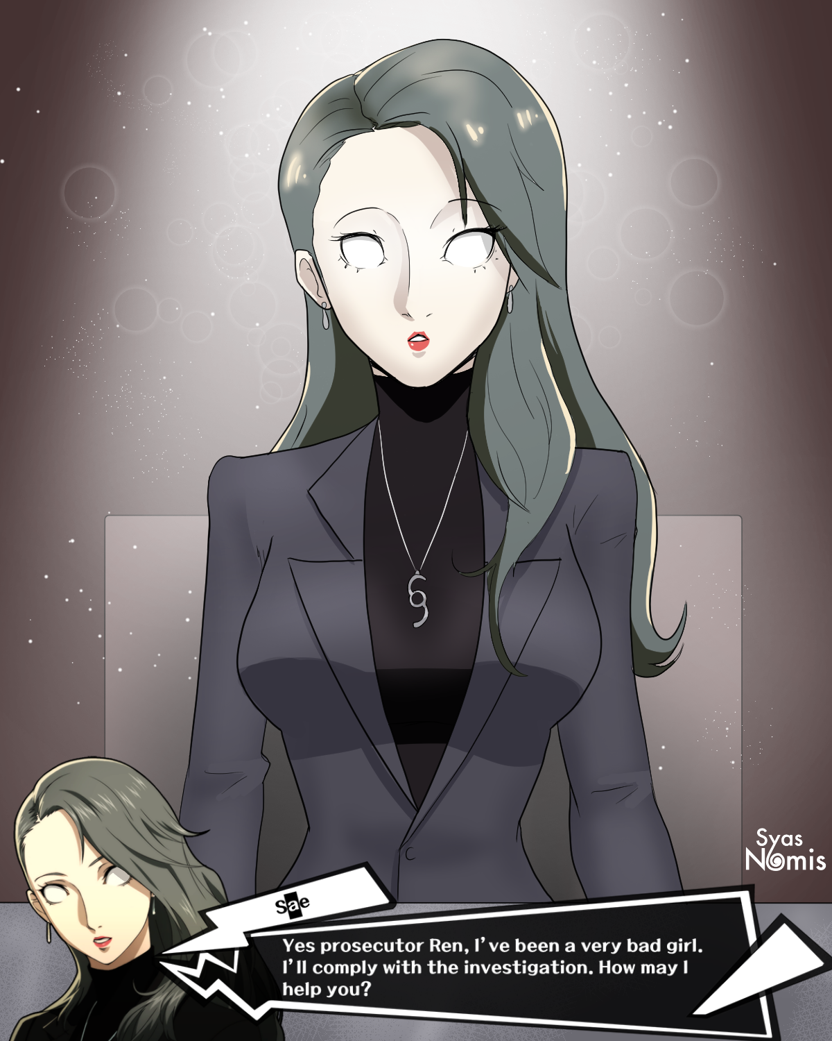 Hypnovember22: Sae's Interogation by Syas-Nomis on DeviantArt