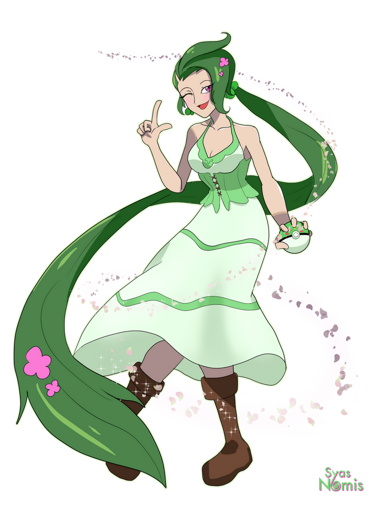 Pokemon Deviantart Rika Pokemon Retyped: Garden Flower Rika by Syas-Nomis on DeviantArt