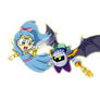 Commission - Mira and Meta Knight