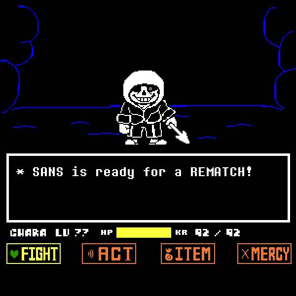 Sans Final Boss Undertale Complete hacked Project by Scalloped Cranberry