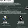 b2g's DUSTDUST - sans and flowey official ref (V2)