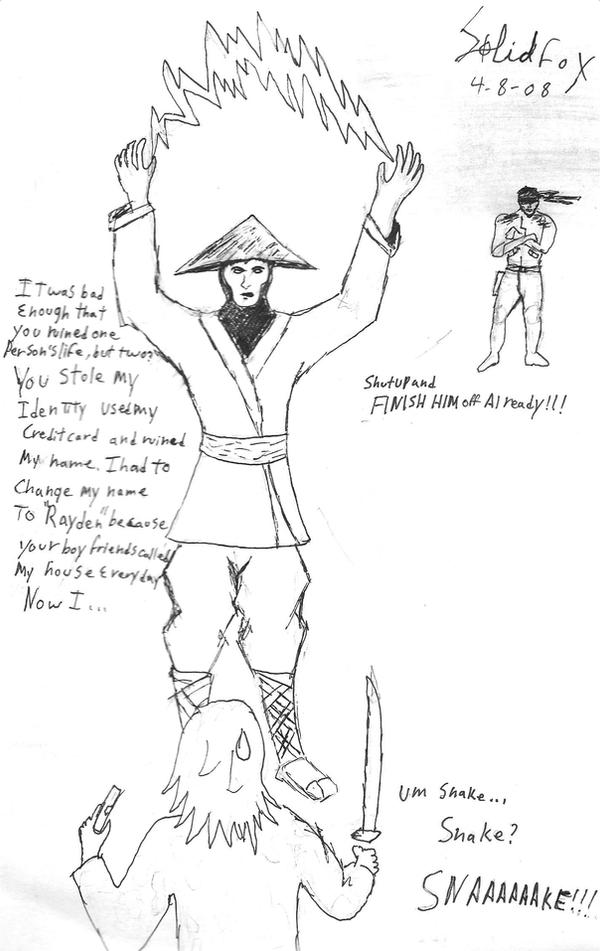 Raiden VS Raiden by Solidfox07 on DeviantArt