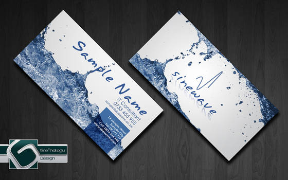 Sinewave business cards