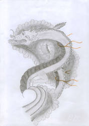 Japan style dragon