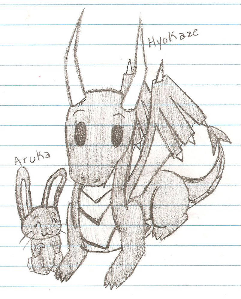 Dragon and Bunny by MaxGabbyMeow on DeviantArt