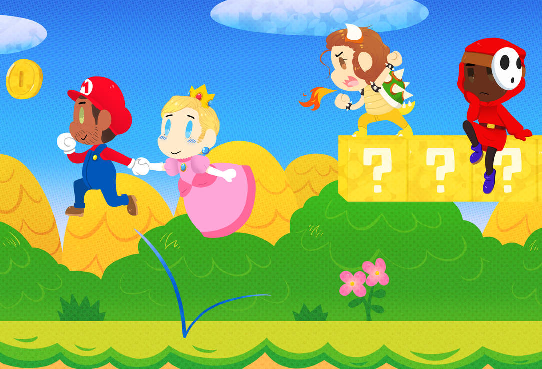 Mario Crew by MaxGabbyMeow on DeviantArt