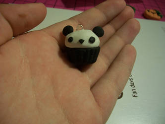 Panda Cupcake Charm