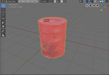 3D Oil Drum WIP