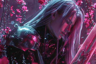 Sephiroth from Final Fantasy VII - AI Fan Art