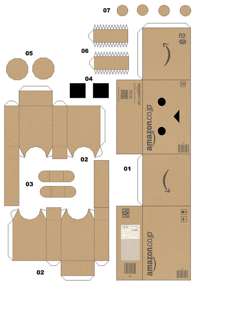 Papercraft Dango Danbo Papercraft A By Yuiiwae-d2zddu1 by Swiat-dziecka on DeviantArt