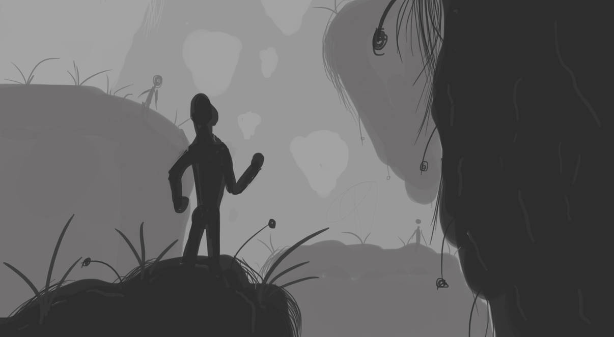 Floating rocks -Depth exercise by Luismy on DeviantArt
