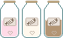 F2U Milk bottles