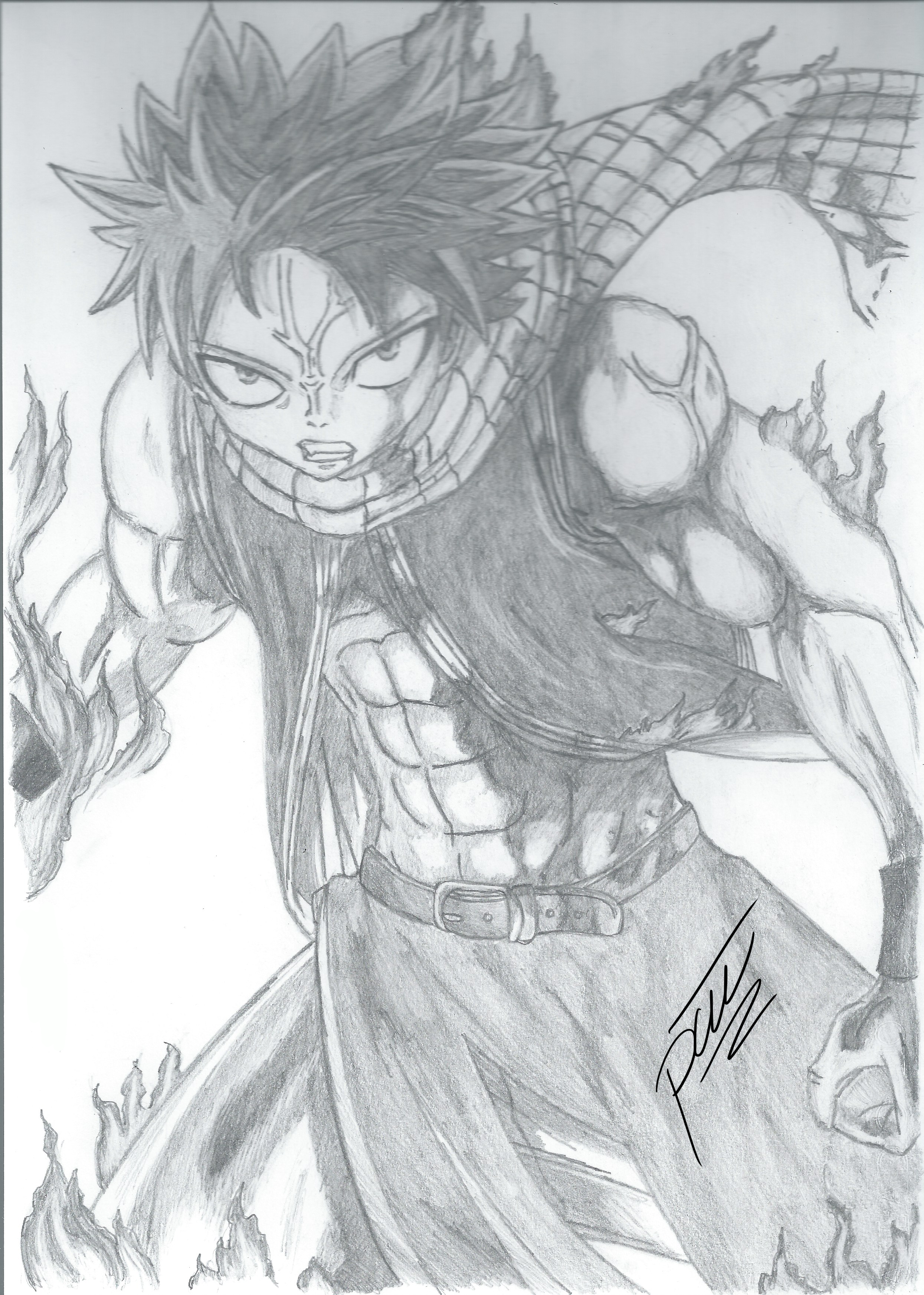 Natsu Dragneel - Fairy Tail, by ZXY8 by zxy8 on DeviantArt