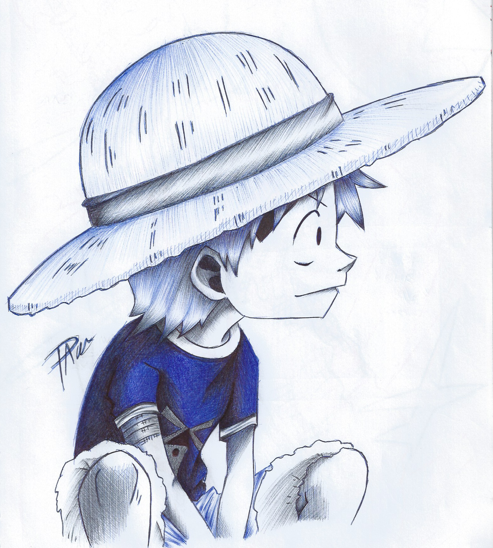 Monkey D. Luffy (BallPointPen)