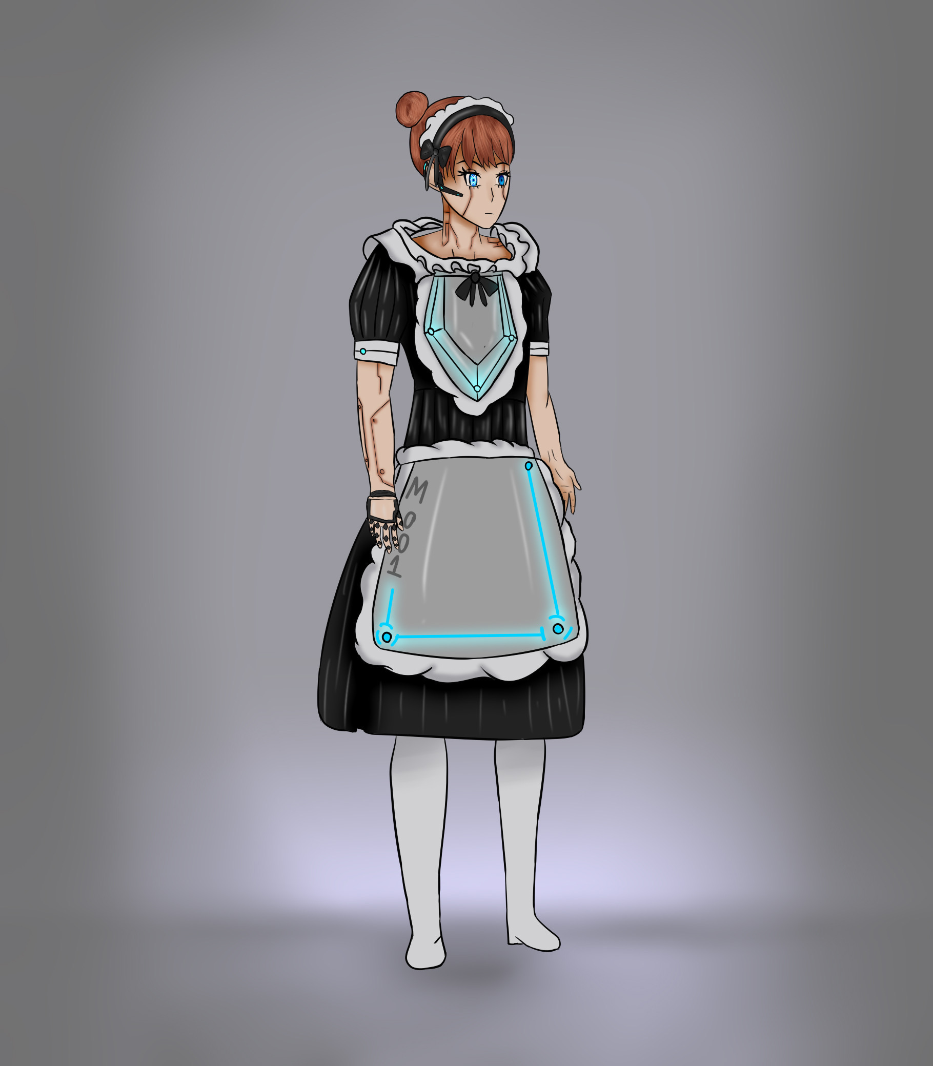 Cyber Maid by Enin9Artist on DeviantArt