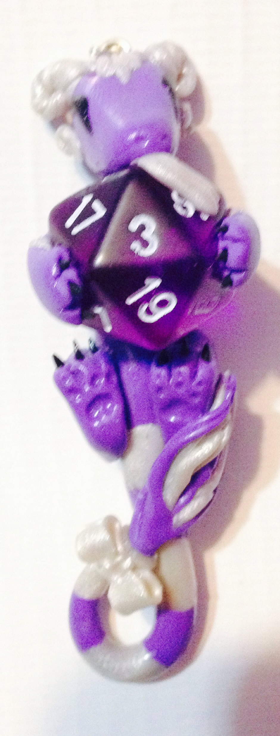 Purple dice dragon