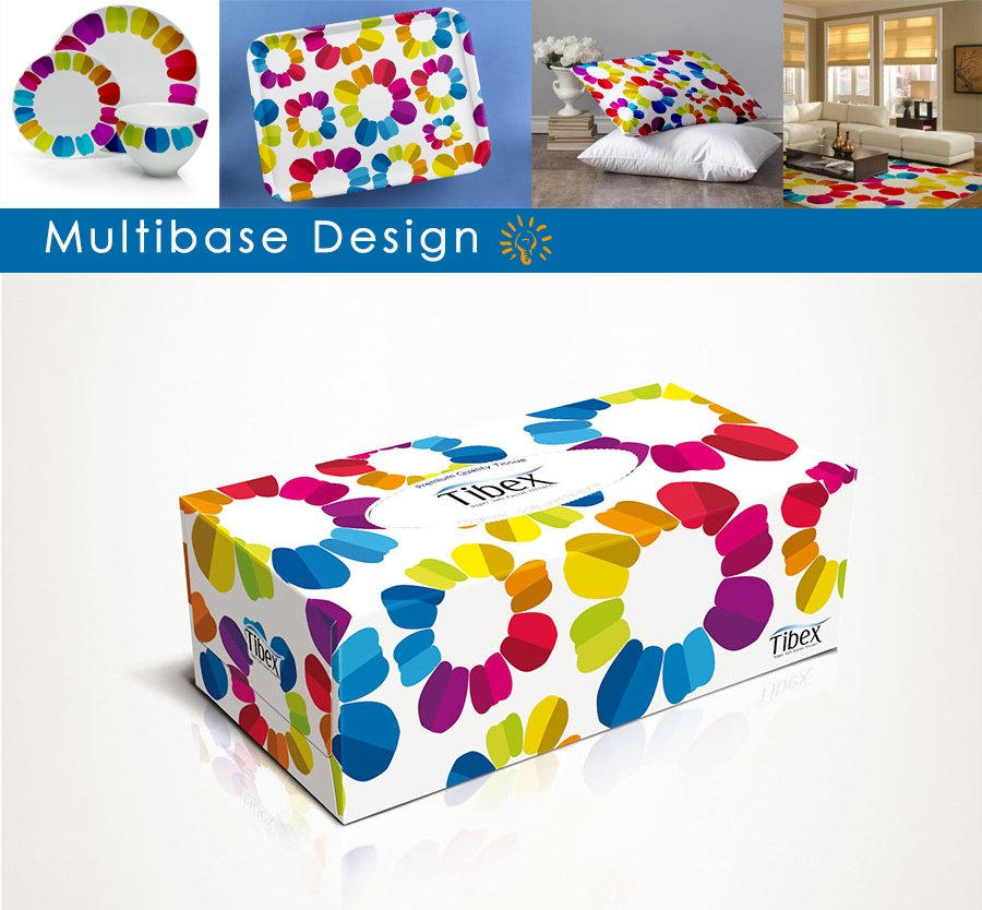 Tissue box design template in colorful by homayoonka on DeviantArt