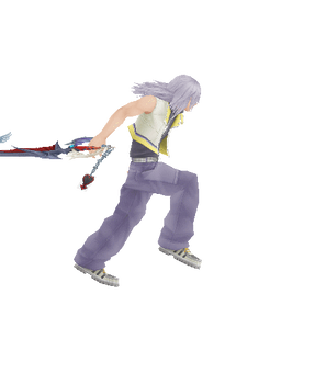 Riku Runs with sword