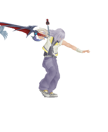 Riku Battle Walk by Kuzonji-Kataang on DeviantArt