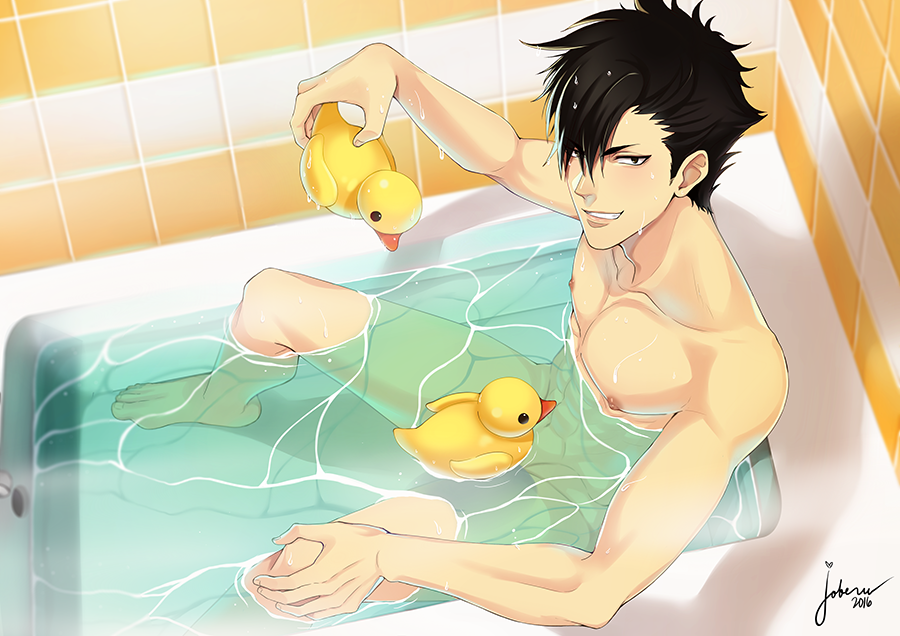 Kuroo in Bathtub