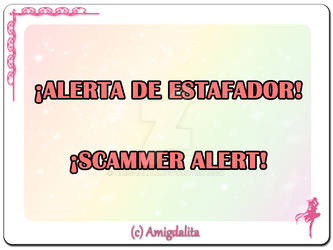 ALERTA DE ESTAFADOR - SCAMMER ALERT