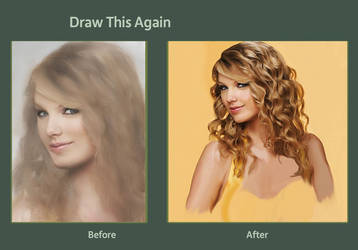 Draw This again Taylor Swift