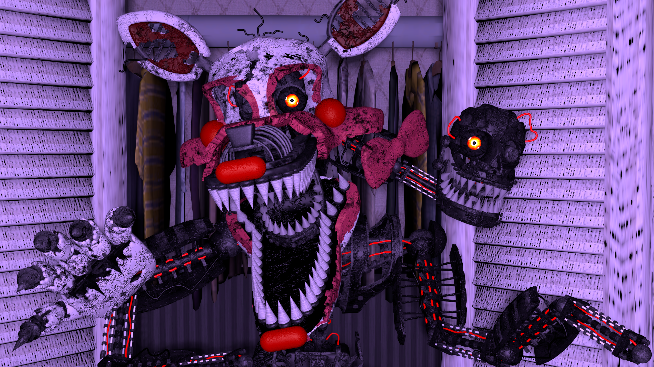 Nightmare Mangle Fnaf Sticker - Nightmare Mangle Fnaf Fnaf4 - Discover &  Share GIFs