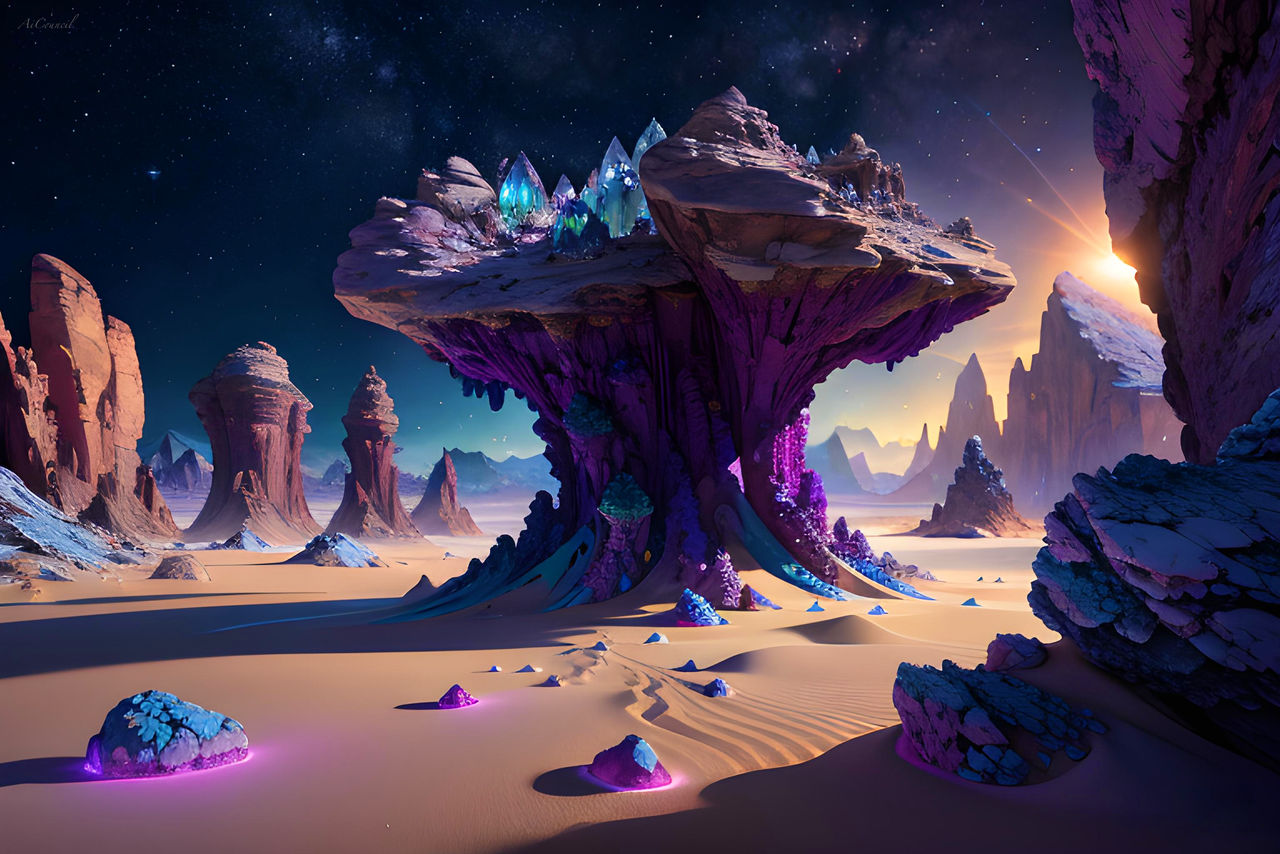 Crystal Platform by AiCouncil on DeviantArt