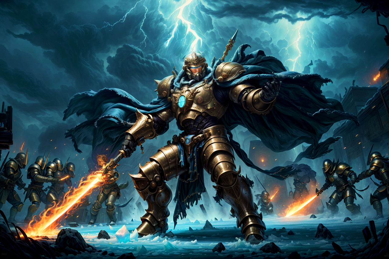 Elemental Class Elemental Warrior #2 by AiCouncil on DeviantArt