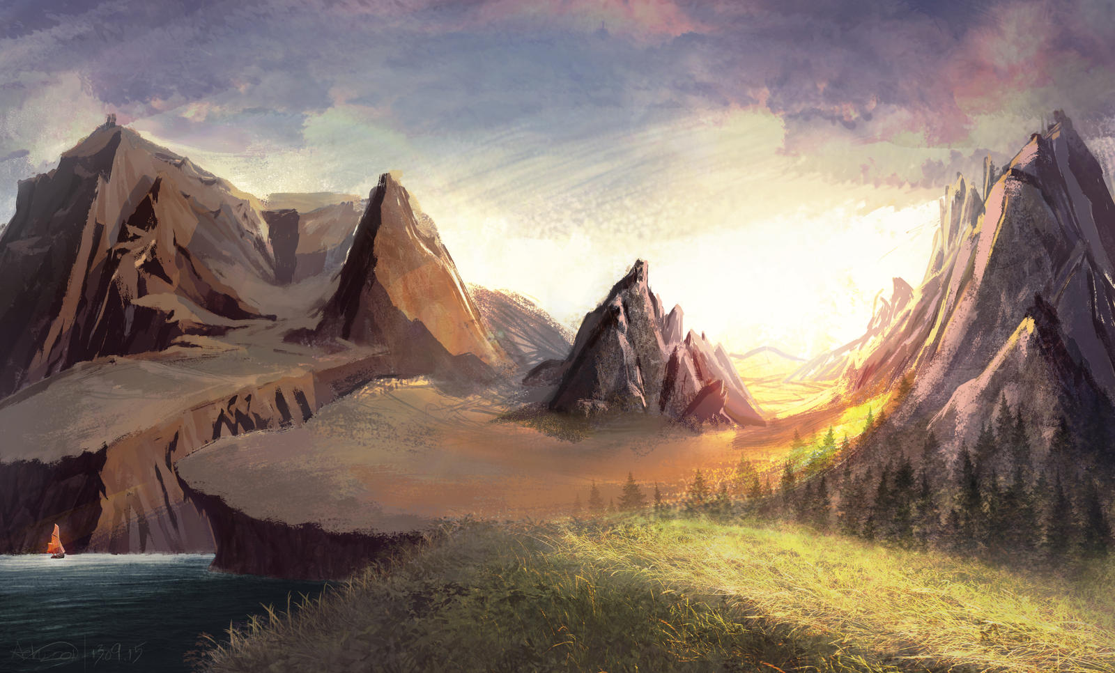 Mountain Rift by Ackuroon on DeviantArt