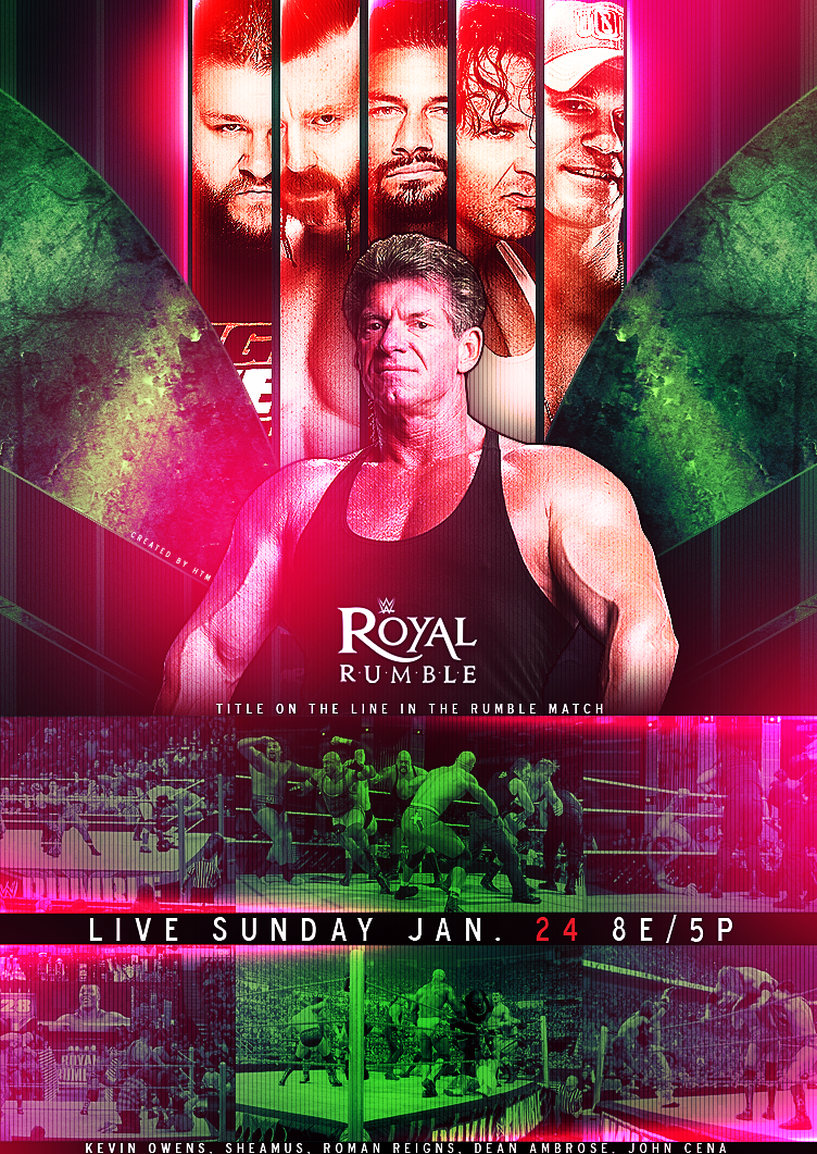 Royal Rumble 2016 Poster Ft. VM by Llliiipppsssyyy on DeviantArt