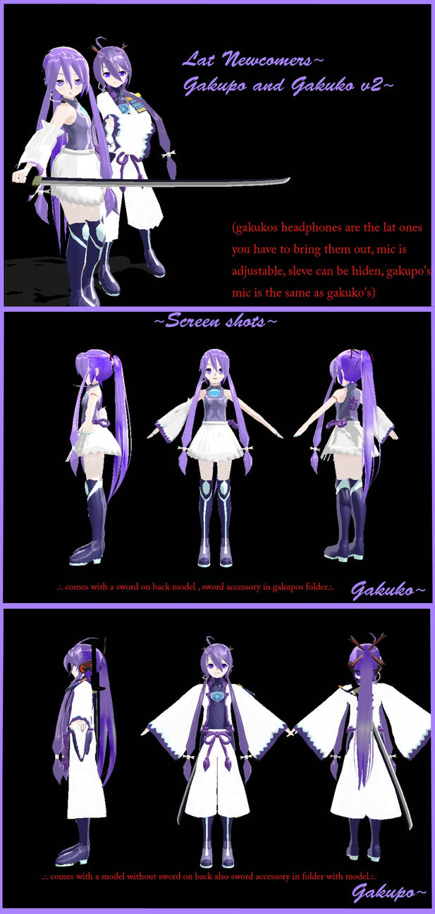 Lat newcomer.Lat Gakupo+DL by cristle1235