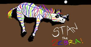 Stan the Rainbow Zebra