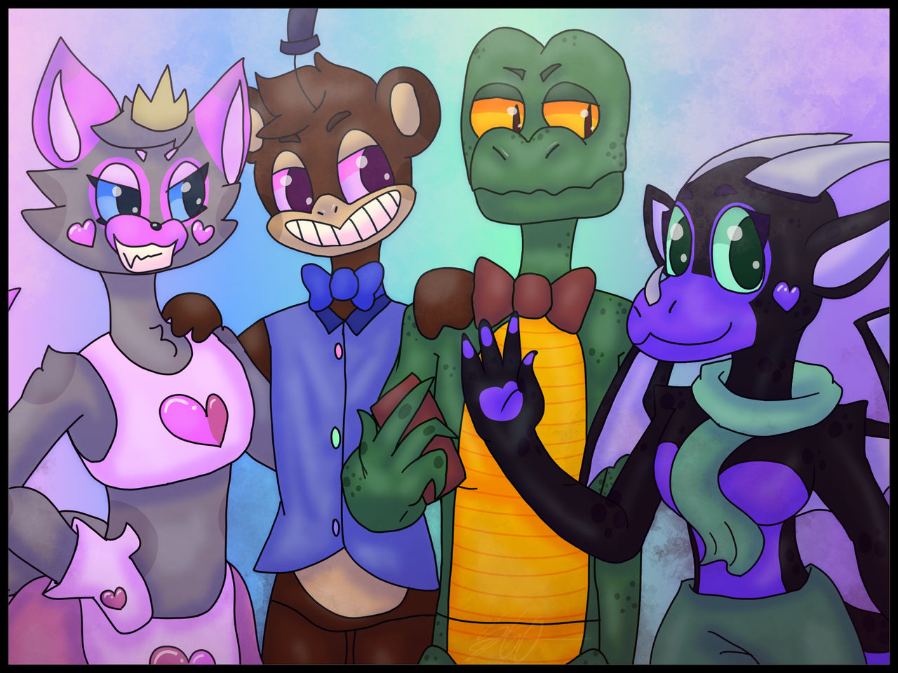 Haha I remade my fnag gang