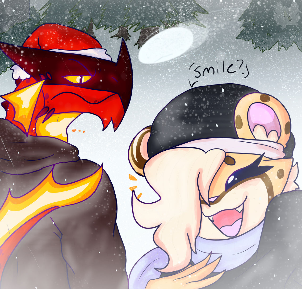 Smile maybe?