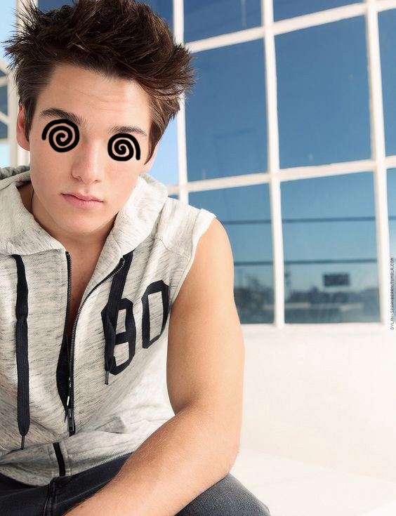 Guys with swirly eyes on Tumblr