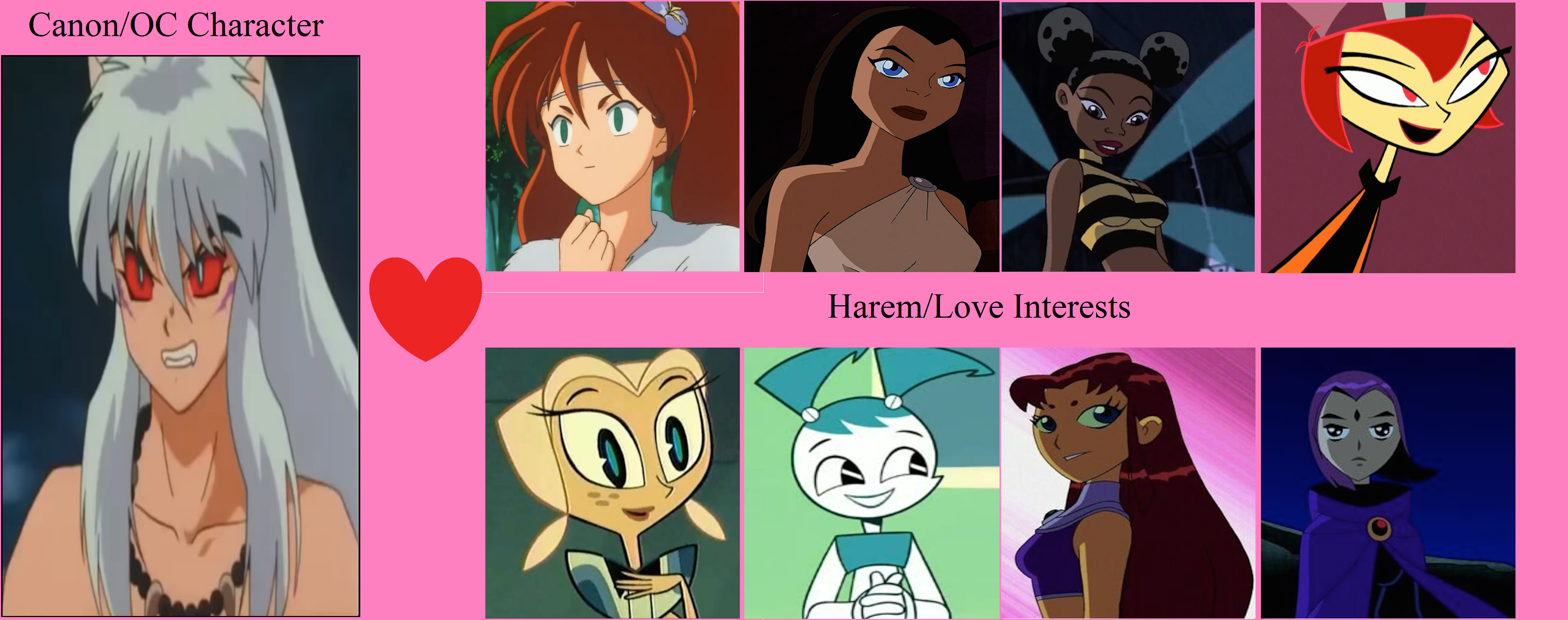 My Personal Harem Meme (2023 Edition) by KaumiThomason on DeviantArt