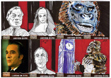 British Horror Collection Sketch Cards 2