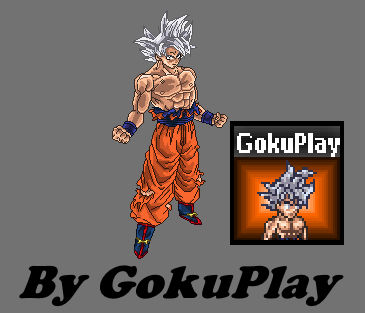 Goku Ultra Instinct Mastered Pixel Art By Songokuplay On