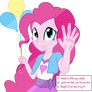 Pinkie pie wants to throw you a party!