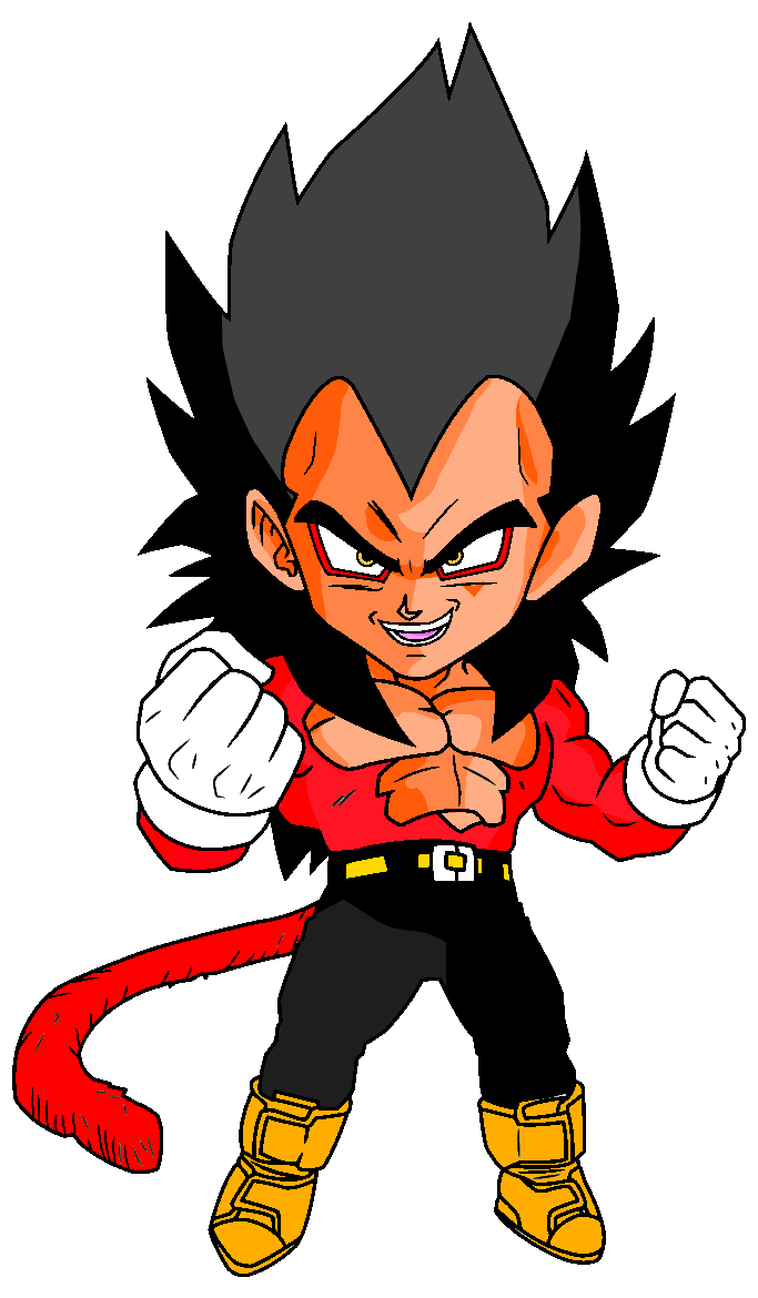 Vegeta Chibi para colorir (Dragon Ball Z) by PoccnnIndustriesPT on  DeviantArt