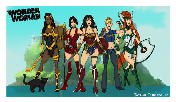 My DCU - Wonder Woman Amazon Redesigns