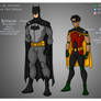 My DCU - Batman and Robin Year One Designs