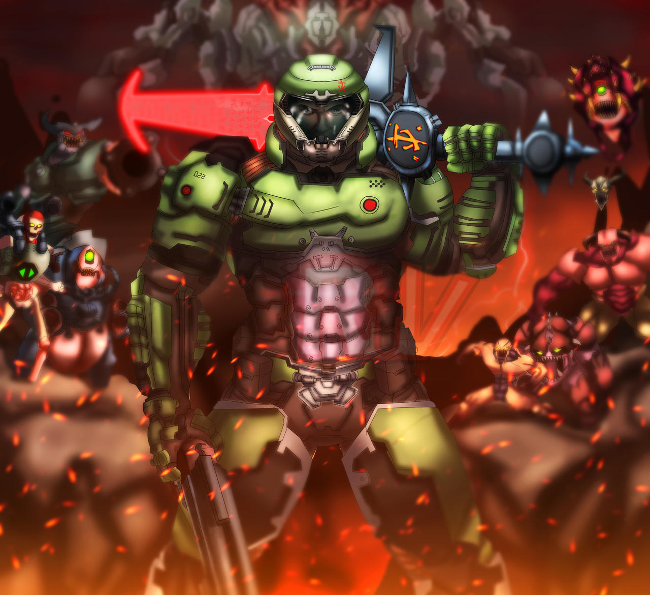 DOOM: Doom Slayer by RuVKun on DeviantArt